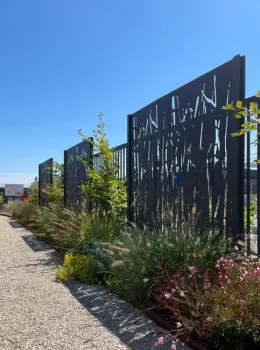 Clôture brise vue alu